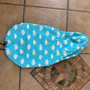 Blue Weather Pattern dog rain coat